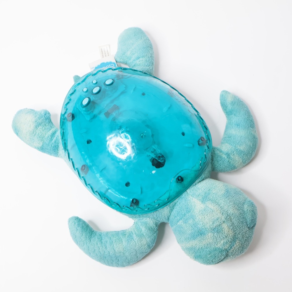 Cloud B Tranquil Turtle Blue Ocean Night Light Sound Machine Plush Sleep WORKS